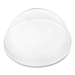 C-KDL626-NH PET DOME LID NO-HOLE FITS 12-24 OZ CUPS 1000/CS