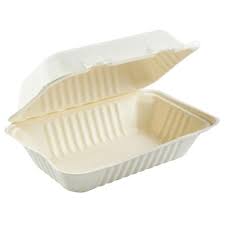 EHL-96-PF 9X6X3 HINGED NATURAL FIBER CLAMSHELL 250/CS