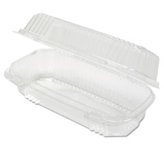 PCTYCI81048 CONTAINER, 8.5X4X2.5 CLEAR PLASTIC HINGED 250/CS