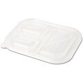 TRL-CS- 10TL10X7.5 CLEAR LID FOR 3 COMPARTMENT FIBER TRAY 400/CS
