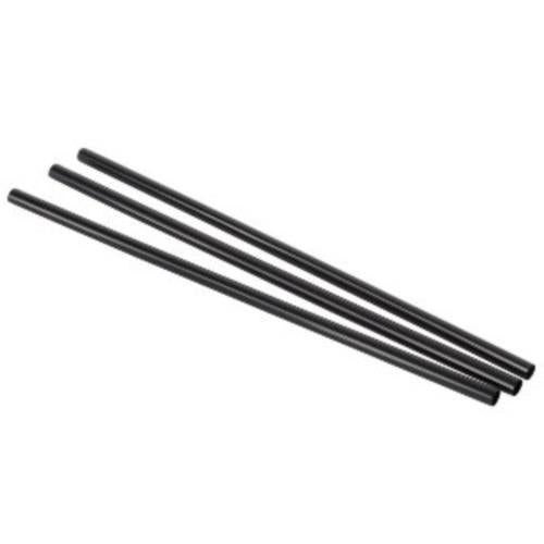 BS502L BLACK UNWRAPPED JUMBO STRAW 5.75 IN 12500/CS