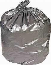 SIL-6070 39X56 1.7 MIL SILVER CAN LINER (50 GALLON) 50/CS