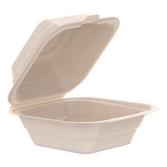DCC60FBRHT1 DART MOLDED FIBER HINGED CONTAINER 6X6X3 500/CS