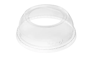 C-KDL626-WH DOME LID WITH WIDE-HOLE FOR PET CUPS 12-24 OZ 1000/CS