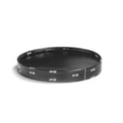 60070 BLACK DOUBLE POLY PAPER LID FOR 64 OZ FOOD CONTAINER 250/CS