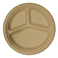 PL-SC-U10T-LFS 10 IN COMPOSTABLE 3 COMPARTMENT PLATE 700/CS