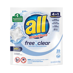 DIA73978EA MIGHTY PACS FREE AND CLEAR CONCENTRATED LAUNDRY DETERGENT PODS (39/PK) Pack