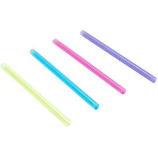 6BPNA6500 FAT 6 IN ASSORTED NEON PLASTIC STRAWS 3000/CS