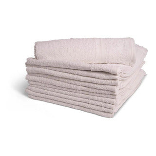 1118375 20X40 COTTON BLEND ECONOMY BATH TOWEL, 86/14 BL 12/CS