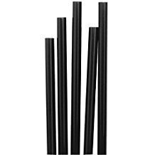 8BPBK6/400 8 IN BLACK UNWRAPPED FAT STRAW 2400/CS