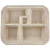 TR-SC-BB-LFS FIBER BENTO BOX 5 COMPARTMENT 12 X 9.5 X 2 300/CS