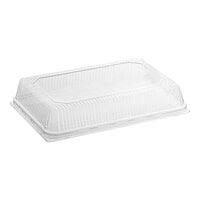 P1200-100 1/4 SHEET CLEAR LOW DOME LID 100/CS