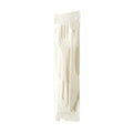 AS-PS-FKN 6 IN COMPOSTABLE WRAPPED CUTLERY KIT 500/CS