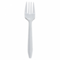 U2000W FORK MEDIUM WEIGHT WHITE 1000/CS