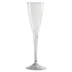 WNACWSC5 CHAMPAGNE FLUTE 5 OZ CLEAR PLASTIC 100/CS