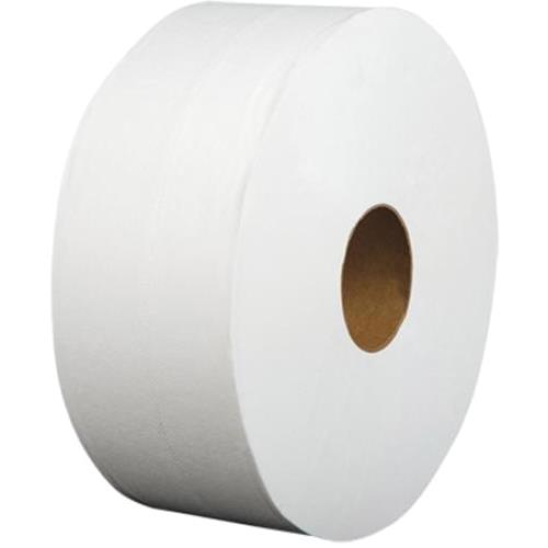 410051 2 PLY WHITE JUMBO TOILET PAPER SEPTIC SAFE 750 FT 12/CS