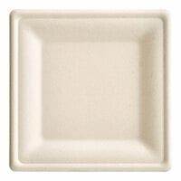 EDP-10-PF HEAVY WEIGHT SQUARE FIBER PLATE 10X10 NATURAL COLOR PFAS FREE 250/CS