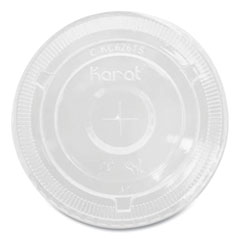C-KCL115 FLAT STRAW SLOTTED LID FOR 42 OZ AND 52 OZ PP COLD CUPS 1000/CS