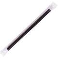 C9060s (BLACK) COLOSSAL 9 IN POLY WRAPPED BLACK STRAW DIAGONAL CUT 1600/CS