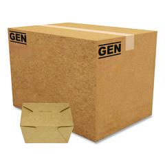 GENPAPERBOX1 FOLD-TOP KRAFT PAPER TAKE-OUT BOX 30 OZ 450/CS