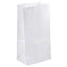 81223 6-LB 35# WHITE PAPER BAG 500/CS