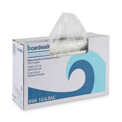 BWK1GALBAG RECLOSEABLE PLASTIC ONE GALLON BAG 250/CS