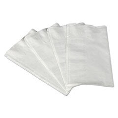 05401 CAPTIVA WHITE VIRGIN DINNER NAPKINS 1/8 FOLD 2 PLY 3000/CS