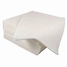 CSDN695 AIRLAID LINEN-LIKE DINNER NAPKINS 1/4 FOLD 15 X 16.5-WHITE 1000/CS