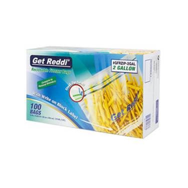 GFRZIP-2GAL DOUBLE ZIP RECLOSABLE 2 GALLON FREEZER BAG 100/BX