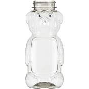 500HBB24 BEAR BOTTLE CLEAR PET 24 OZ Case
