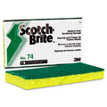 MMM74 SCOTCH-BRITE GREEN/YELLOW SCOURING PADS Case