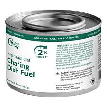 174CGFM2 CHAFING DISH FUEL METHANOL GEL 2.5 HOUR 72/CS