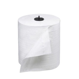 290092A TORK 2 PLY WHITE ROLL TOWEL LEAF PRINT 6/CS