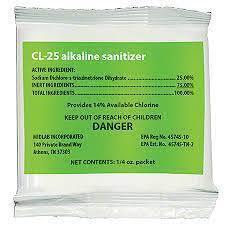 042500-69 MIDLAB ALKALINE SANITIZER PACKETS 200/CS