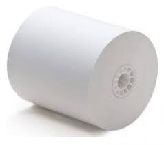 19021B 3 X 165 1-PLY BOND PAPER ROLLS 50/CS