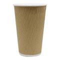 C-KRC516 KARAT 16 OZ KRAFT RIPPLE HOT CUP Case