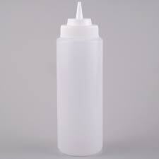 176SB16CW 16 OZ SQUEEZE BOTTLE WIDE MOUTH 6 PACK 6/CS