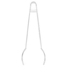 CS-ST07 7 IN CLEAR PLASTIC SERVING TONGS (48CT) 48/CS