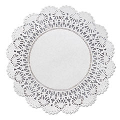 HFM500236 8 IN ROUND DOILIE - WHITE 1000/CS