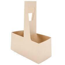 29501 SABERT KRAFT 2 CUP DRINK CARRIER WITH HANDLES 250/CS