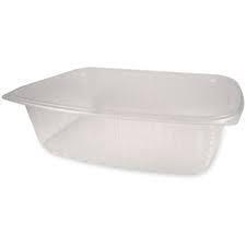 RD-CS-48 COMPOSTABLE CLEAR 48 OZ RECTANGULAR DELI CONTAINER 400/CS