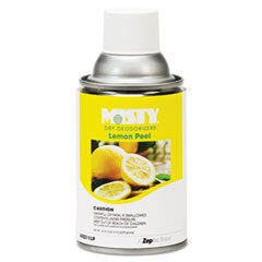 AMR1001744 METERED DRY DEODORIZER REFILLS, LEMON PEEL 12/CS