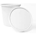 FP-GFC16W 16 OZ DOUBLE POLY PAPER PINT CONTAINER 500/CS
