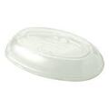 BOL-CS-UBBS CLEAR PLA LID FOR 18 OZ OVAL BOWLS 400/CS