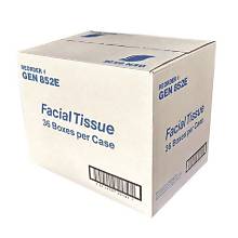 GEN852E FACIAL TISSUE CUBE BOX 2 PLY-WHITE 36/CS