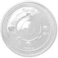 C-KC107TSC FLAT STRAW SLOTTED PET LID FOR C-KC32 500/CS