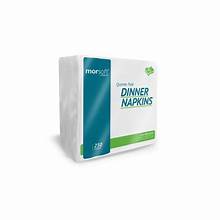 831 MORCON WHITE 2 PLY 1/4 FOLD DINNER NAPKIN 15.75X15 3000/CS