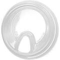 SLGC1624 GREENWARE PLA CLEAR SIPPER LID FOR 12-24 OZ KARAT EARTH COLD CUPS 1000/CS