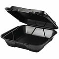E8000269 9.25X9.25 IN FOAM BLACK HINGED TO GO CONTAINER 200/CS