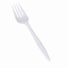 25030 MEDIUM WEIGHT PLASTIC FORK-WHITE 1000/CS